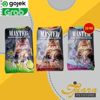 Gambar Pasir Kucing Master 20Kg Cat Sand Litter Clumg Gumpal Ngi Pum Murah - LAVENDER dari Rohman Store5 undefined 1 Tokopedia