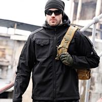 Gambar Shark Skin Tactical Men Jackets Windproof Hooded thicked Jacket A dari Tokonya Rozki undefined 2 Tokopedia