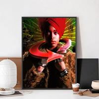 Gambar Erykah Badu Poster Kraft Club Bar Paper Vintage Poster Wall Art F dari Gema Digital undefined 3 Tokopedia