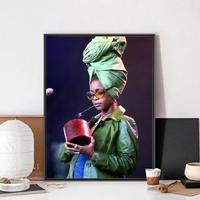 Gambar Erykah Badu Poster Kraft Club Bar Paper Vintage Poster Wall Art F dari Gema Digital undefined 4 Tokopedia