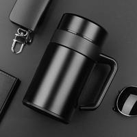 Gambar Botol Minum Termos Air Panas Dingin Stainless Steel 400ml GQY020 - Hitam dari Primajaya Official undefined 2 Tokopedia
