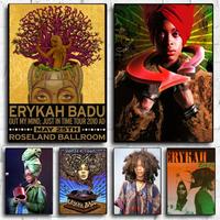 Gambar Erykah Badu Poster Kraft Club Bar Paper Vintage Poster Wall Art F dari Gema Digital undefined 1 Tokopedia