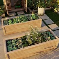 Gambar Planter Box Tanam Kayu Estetik untuk Pot Tanaman dan Dekorasi Taman - 100X50X15 dari Eka Hanifah undefined 1 Tokopedia