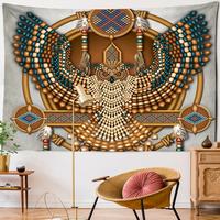 Gambar Owl Windbell Tapestry Wall Hanging Psychedelic Magic Bohemian Art dari WoodwardCherry undefined 4 Tokopedia