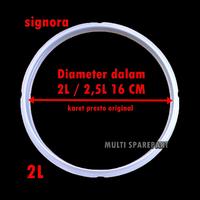 Gambar Karet Panci Presto Signora Original 2L / 4L /6L seal pressure cooker - 3L-4L dari Multi Sparepart undefined 4 Tokopedia