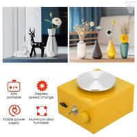 Gambar Kids DIY Clay Tool with Tray for Ceramic Work Mini Pottery Wheel  Best dari PRIMA HARDWARE undefined 4 Tokopedia
