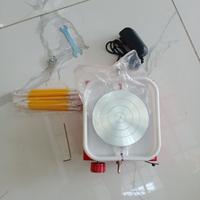 Gambar Kids DIY Clay Tool with Tray for Ceramic Work Mini Pottery Wheel  Best dari PRIMA HARDWARE undefined 2 Tokopedia