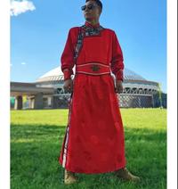 Gambar New Mongolian Robe Men's Mongolian and Korean Traditional Clothing dari Collazo Market undefined 4 Tokopedia