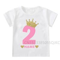 Gambar Baby Kids Crown Numbers T Shirts Custom Boys Girls Clothing Perso dari Tasty Paradis undefined 4 Tokopedia