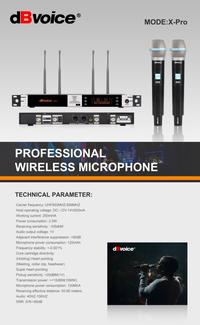 Gambar MIC WIRELESS DBVOICE X PRO / XPRO ORIGINAL DB VOICE dari Musik Sound System undefined 1 Tokopedia