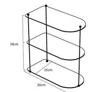 Gambar Sn* Multilayer Bathroom Table Organizer Bathroom Vanity Tray Untuk - A dari Shin Shu undefined 5 Tokopedia
