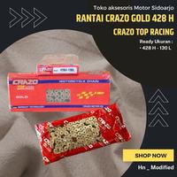 Gambar Mantap Rantai Motor Crazo Top Racing Gold 415H 428H Panjang 130 140 L dari jembs32 undefined 3 Tokopedia