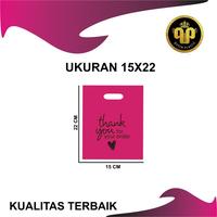 Gambar PE WARNA UK 15x22  isi 50pcs Kantong plastik motif thank you  viral dari BhebakuLan undefined 4 Tokopedia