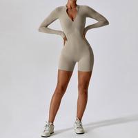 Gambar PREMIUM AMORA JUMPSUIT Olahraga Yoga Workout Gym - KHAKI, S dari lafiola undefined 2 Tokopedia