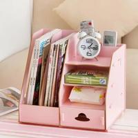 Gambar Office Supplies Desk Organizer Stationery Holder File Storage Box dari SAMRAZ STORE undefined 3 Tokopedia