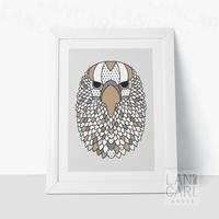 Gambar Hiasan Frame Owl Burung Hantu Ruangan Rumah Scandinavian Lukisan Unik - Hitam dari LANCARI Design undefined 2 Tokopedia