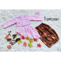 Gambar KEBAYA ANAK & DEWASA"'PRAMESWARI "' warna PEACH - 2-4 th dari QueenOutfit22 undefined 4 Tokopedia