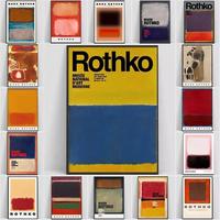 Gambar Scandinavian Modern Wall Art Mark Rothko Abstract Colorful HD Canvas dari yul yul market9 undefined 1 Tokopedia