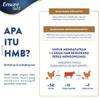 Gambar PTR ENSURE GOLD HMB Vanila Coklat 850gr | Susu Nutrisi Rendah Laktosa dari nomi1 undefined 3 Tokopedia