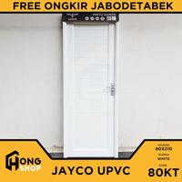 Gambar Pintu Kamar Mandi / Outdoor UPVC JAYCO 80x210 -- FP FULL PANEL - KT 80x210, BUKAAN KANAN dari hercudor.id undefined 3 Tokopedia