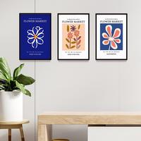 Gambar Wall Art Print Poster Botanical Flower. Dekorasi Dinding Bunga Dengan dari Firlada Market undefined 4 Tokopedia