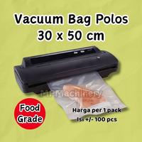 Gambar Plastik Vacuum 30x50cm, Vacum Bag Plastic Vakum Sealer - Isi 100pcs dari MPMachinery undefined 1 Tokopedia