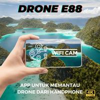 Gambar SJCAM Drone E88 4K Ultra HD Camera Auto Fokus Include Remote  E88 plus - E88 dari GorillaTech undefined 3 Tokopedia