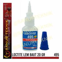Gambar PTR Loctite 495 / lem baut loctite495 / instant adhesive ( 20 gr ) dari M-Teovasion undefined 3 Tokopedia