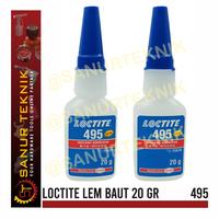 Gambar PTR Loctite 495 / lem baut loctite495 / instant adhesive ( 20 gr ) dari M-Teovasion undefined 2 Tokopedia