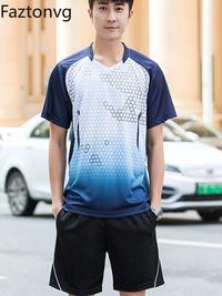 Gambar Faztonvg Men Badminton Clothing Women Korean Sportswear Suit Quick dari Hyper martt undefined 3 Tokopedia