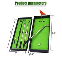 Gambar Mini Golf Pena Set Dengan 3 Pcs Klub Golf Berbentuk Paduan Pulpen - Green dari Toko Plus ID undefined 2 Tokopedia