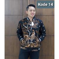 Gambar Jaket Batik Premium bomber batik Hoodie Pria Wanita Premium - kode 19, M dari Bharatabatik99 undefined 2 Tokopedia