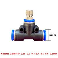 Gambar 5pcs 6mm Nozzles Low Pressure Misting Cooling System Humidify dari HESPERIA undefined 3 Tokopedia