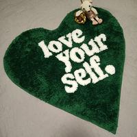 Gambar Green Tufting Heart Bedroom Rug Fluffy Letters Carpet Living Area dari BEATRIX MALL undefined 1 Tokopedia