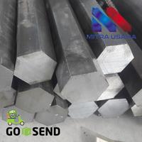 Gambar AS SEGI 6 BESI 17 MM HEXAGON BAR STEEL ROD SEGI ENAM BESI HEXAGONAL dari mitrus undefined 3 Tokopedia