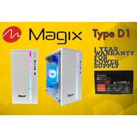 Gambar Gaming Case Magix White Model D1 Plus PSU 500 Watt + Fan RGB Casing PC dari tokohseja undefined 4 Tokopedia