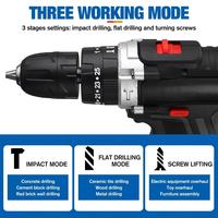Gambar 25+3 Torque Cordless Drill Electric Screwdriver Rechargeable Electric dari LYCORIS MALL undefined 3 Tokopedia