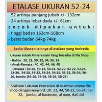 Gambar Gamis AL HARAMAIN Size 52-24 -- Jubah Pria Dewasa IMPOR Premium BAHAN dari Aksara Mahari undefined 5 Tokopedia