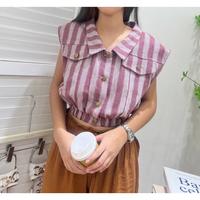 Gambar ATASAN CROP LIST BRAND HELLO 50190 FASHION WANITA IMPORT BANGKOK - GREEN dari bebellaid undefined 5 Tokopedia