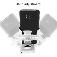 Gambar Motorcycle Mobile Phone Holder 4-6.5 Inch Screen Handlebar Mirror dari Toko Syahru Fahru Roji undefined 4 Tokopedia