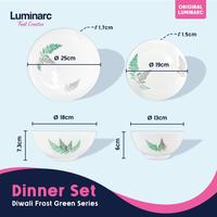 Gambar Luminarc Bundling Piring Set Seri Diwali Frost Green - 4pcs dari Adelia Ainii undefined 3 Tokopedia