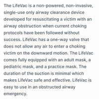 Gambar Terbaik Lifevac - Choking Rescue Device Home Kit For Adult And dari colevbekhetrcom market undefined 5 Tokopedia
