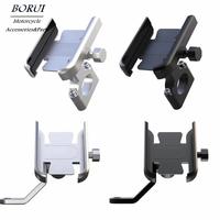 Gambar Motorcycle Mobile Phone Holder 4-6.5 Inch Screen Handlebar Mirror dari Toko Syahru Fahru Roji undefined 1 Tokopedia