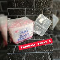 Gambar ORIGINAL THINWALL LUNCH BOX BENTO 3 SEKAT / KOTAK MAKAN PLASTIK (PER dari getpedia store undefined 3 Tokopedia