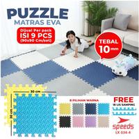 Gambar Matras Karpet Puzzle Alas Lantai Foam Empuk Anak Playmat 30x30 isi 9 - Navy dari Sukamaju-1 undefined 2 Tokopedia