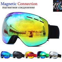 Gambar Ski Goggles With Magnetic Double Layers Lens Skiing Antifog Uv40 dari Damai Area3 undefined 2 Tokopedia