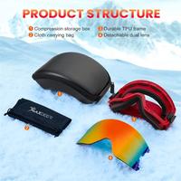 Gambar Ski Goggles Magnetic Set Wide Vision Snowboard Goggles For Men Wo dari Totoro Starr undefined 1 Tokopedia