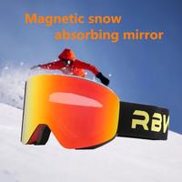 Gambar Rbworld Ski Goggles With Magnetic Double Layer Lens Magnet Skiing dari Damai Area3 undefined 2 Tokopedia