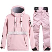 Gambar New Women Ski Suit Men Waterproof Thick Warm Skiing Outerwear Sno dari Damai Area3 undefined 3 Tokopedia