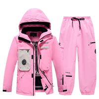 Gambar Man And Woman Snow Wear Waterproof Ski Suit Set Snowboard Clothin dari Totoro Starr undefined 5 Tokopedia